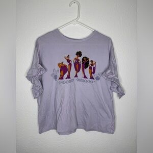 Disney Parks Shirt - The Muses - Hercules Size XL - Women’s Ruffle Sleeves